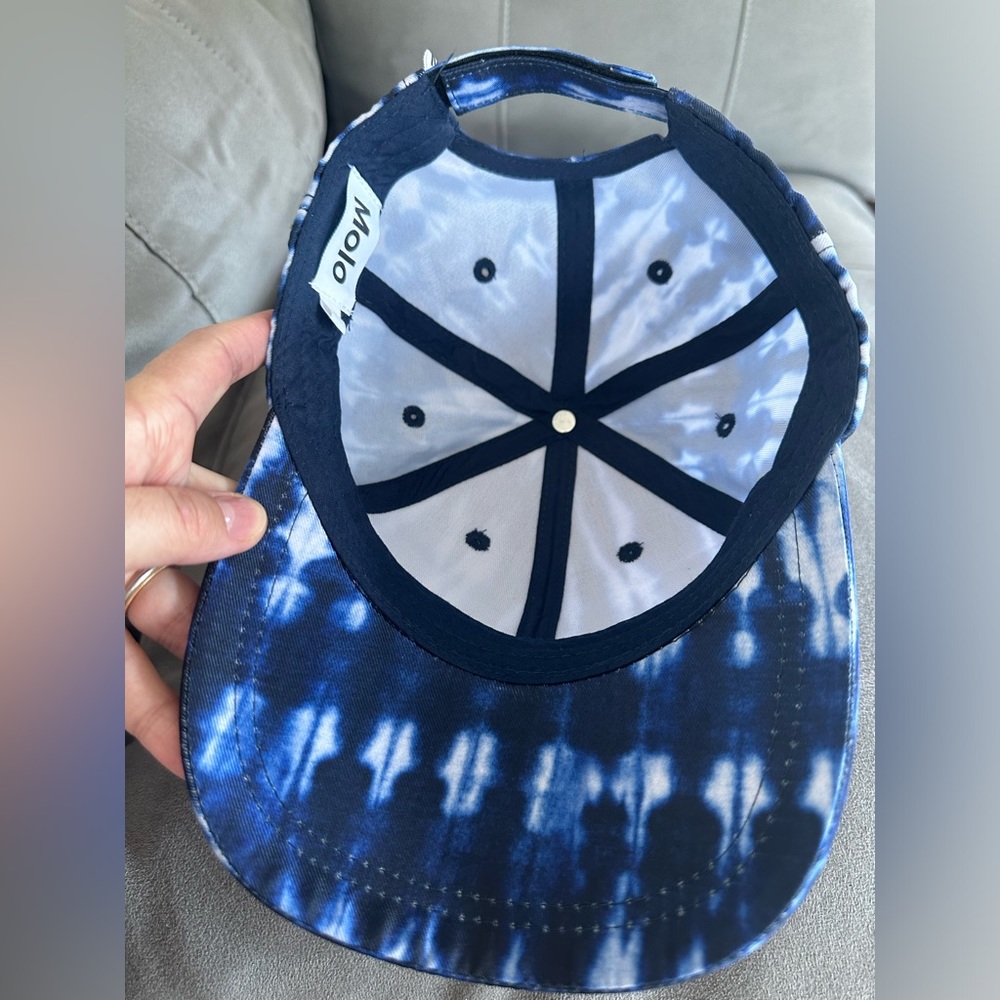 Molo Sebastian Smiley Hat Tie Dye Vertical baseball Hat Size S-M New! - Picture 5 of 14